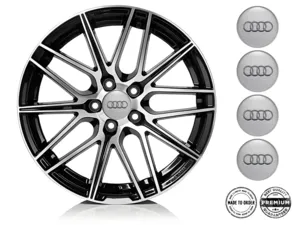 Audi Calcomanías de Rueda Estilo Insignias Bombadas Custom